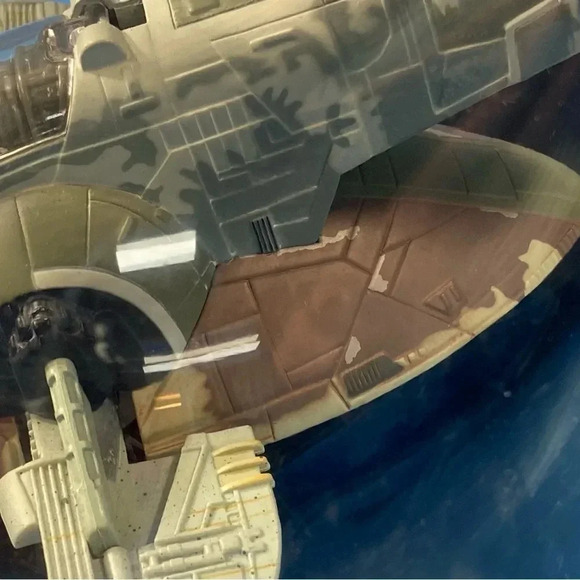 Star Wars - Boba Fett SLAVE 1 Ultra Titanium Series Diecast  Vehicle Hasbro 2006 - Picture 7 of 16